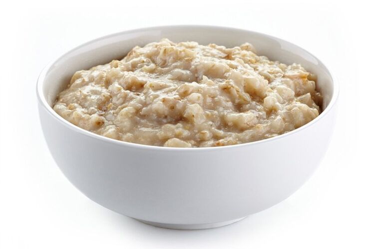 Lose 7 kg of oatmeal every week