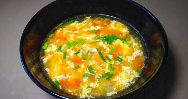 gout egg soup