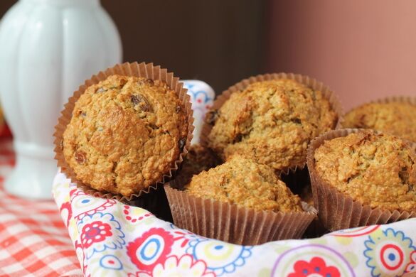 Almond Oatmeal Muffins – A fragrant dessert for those on a Mediterranean diet