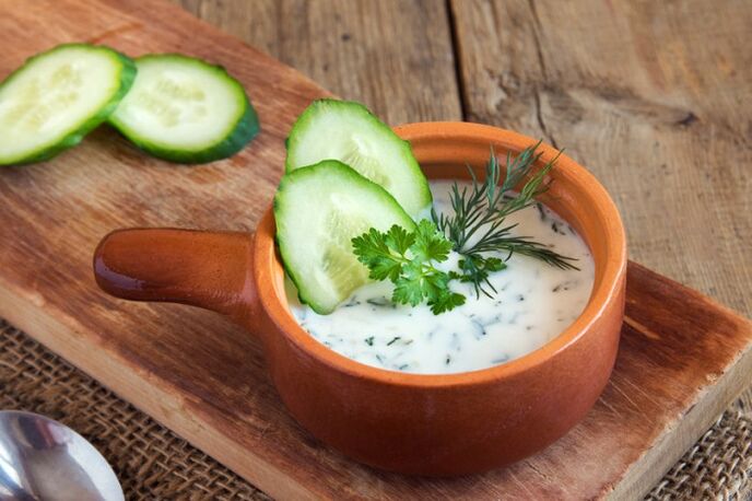 Cucumber Yogurt Soup for Weight Loss